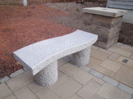 Granite-Serpentine Bench